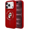 Karl Lagerfeld - Silicone KC Body Ring MagSafe (KLHMP18XSCMKCRHR) - iPhone 18 Pro Max / iPhone 17 Pro Max - Red