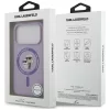 Karl Lagerfeld - Silicone KC Body Ring MagSafe (KLHMP18LSCMKCRHU) - iPhone 18 Pro / iPhone 17 Pro - Purple