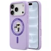 Karl Lagerfeld - Silicone KC Body Ring MagSafe (KLHMP18LSCMKCRHU) - iPhone 18 Pro / iPhone 17 Pro - Purple