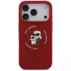 Karl Lagerfeld - Silicone KC Body Ring MagSafe (KLHMP18LSCMKCRHR) - iPhone 18 Pro /  iPhone 17 Pro - Red