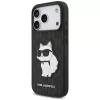 Karl Lagerfeld - Saffiano Mono Patch Choupette (KLHCP18LSAKHPCK) - iPhone 18 Pro / iPhone 17 Pro - Black