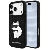 Karl Lagerfeld - Saffiano Mono Patch Choupette (KLHCP18LSAKHPCK) - iPhone 18 Pro / iPhone 17 Pro - Black