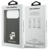 Karl Lagerfeld - Silicone Karl & Choupette Metal Pin (KLHCP18XSMHKCNPK) - iPhone 18 Pro Max / iPhone 17 Pro Max - Balck