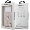 Karl Lagerfeld - Silicone KC Body Ring MagSafe (KLHMP18XSCMKCRHP) - iPhone 18 Pro Max / iPhone 17 Pro Max - Pink