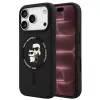 Karl Lagerfeld - Silicone KC Body Ring MagSafe (KLHMP18XSCMKCRHK) - iPhone 18 Pro Max / iPhone 17 Pro Max - Black