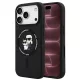 Karl Lagerfeld - Silicone KC Body Ring MagSafe (KLHMP18XSCMKCRHK) - iPhone 18 Pro Max / iPhone 17 Pro Max - Black