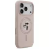 Karl Lagerfeld - Silicone KC Body Ring MagSafe (KLHMP18LSCMKCRHP) - iPhone 18 Pro / iPhone 17 Pro - Pink