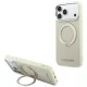 Karl Lagerfeld - Ring Stand 360 Saffiano MagSafe (KLHMP18L6PSARSKME) - iPhone 18 Pro / iPhone 17 Pro - Beige