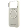 Karl Lagerfeld - Ring Stand 360 Saffiano MagSafe (KLHMP18L6PSARSKME) - iPhone 18 Pro / iPhone 17 Pro - Beige