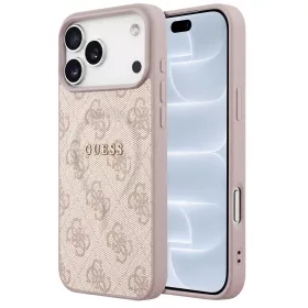   Guess - 4G Embossed Ring Classic Logo MagSafe (GUHMP18LP4MSEGP) - iPhone 18 Pro / iPhone 17 Pro - Pink