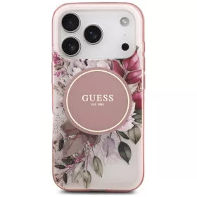   Guess - IML Flower & Tonal Circle MagSafe (GUHMP18XHFWBDCEP) - iPhone 18 Pro Max / iPhone 17 Pro Max - Pink