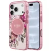 Guess - IML Flower & Tonal Circle MagSafe (GUHMP18LHFWBDCEP) - iPhone 18 Pro / iPhone 17 Pro - Pink