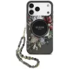 Guess - IML Flowers with Pearl Strap MagSafe (GUHMP18XHFWBRCESK) - iPhone 18 Pro Max / iPhone 17 Pro Max - Black