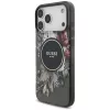 Guess - IML Flowers with Pearl Strap MagSafe (GUHMP18XHFWBRCESK) - iPhone 18 Pro Max / iPhone 17 Pro Max - Black