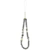 Guess - IML Flowers with Pearl Strap MagSafe (GUHMP18LHFWBRCESK) - iPhone 18 Pro / iPhone 17 Pro - Black