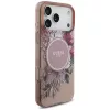 Guess - IML Flowers with Pearl Strap MagSafe (GUHMP18XHFWBRCESP) - iPhone 18 Pro Max / iPhone 17 Pro Max - Pink