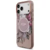 Guess - IML Flowers with Pearl Strap MagSafe (GUHMP18XHFWBRCESP) - iPhone 18 Pro Max / iPhone 17 Pro Max - Pink