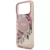 Guess - IML Flowers with Pearl Strap MagSafe (GUHMP18XHFWBRCESP) - iPhone 18 Pro Max / iPhone 17 Pro Max - Pink