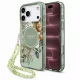 Guess - IML Flowers with Pearl Strap MagSafe (GUHMP18XHFWBRCESN) - iPhone 18 Pro Max / iPhone 17 Pro Max - Green