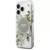 Guess - IML Flowers with Pearl Strap MagSafe (GUHMP18XHFWBRCESN) - iPhone 18 Pro Max / iPhone 17 Pro Max - Green