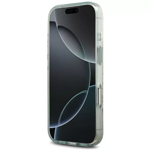 Guess - IML Flowers with Pearl Strap MagSafe (GUHMP18XHFWBRCESN) - iPhone 18 Pro Max / iPhone 17 Pro Max - Green