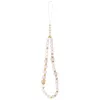 Guess - IML Flowers with Pearl Strap MagSafe (GUHMP18LHFWBRCESP) - iPhone 18 Pro / iPhone 17 Pro - Pink