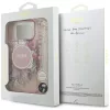 Guess - IML Flowers with Pearl Strap MagSafe (GUHMP18LHFWBRCESP) - iPhone 18 Pro / iPhone 17 Pro - Pink