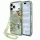 Guess - IML Flowers with Pearl Strap MagSafe (GUHMP18LHFWBRCESN) - iPhone 18 Pro / iPhone 17 Pro - Green