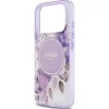 Guess - IML Flowers with Pearl Strap MagSafe (GUHMP18LHFWBRCESU) - iPhone 18 Pro / iPhone 17 Pro - Purple