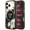Guess - IML Metal Glitter Flowers Triangle MagSafe (GUHMP18XHFLPEDK) - iPhone 18 Pro Max / iPhone 17 Pro Max - Black