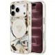 Guess - IML Metal Glitter Flowers Triangle MagSafe (GUHMP18XHFLPEDH) - iPhone 18 Pro Max / iPhone 17 Pro Max - White