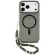 Guess - IML Glitter with Pearl Strap MagSafe (GUHMP18LHGCRELSK) - iPhone 18 Pro / iPhone 17 Pro - Black