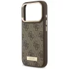 Guess - Hardcase 4G Logo Plate MagSafe (GUHMP18XU4GPRW) - iPhone 18 Pro Max / iPhone 17 Pro Max - Brown