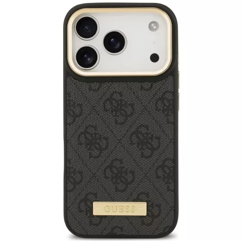 Guess - Hardcase 4G Logo Plate MagSafe (GUHMP18XU4GPRK) - iPhone 18 Pro Max / iPhone 17 Pro Max - Black