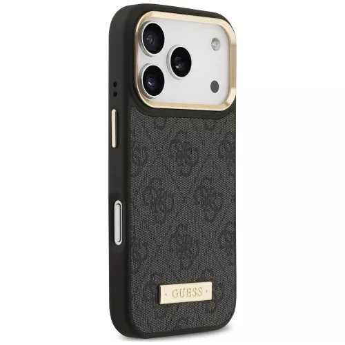 Guess - Hardcase 4G Logo Plate MagSafe (GUHMP18XU4GPRK) - iPhone 18 Pro Max / iPhone 17 Pro Max - Black