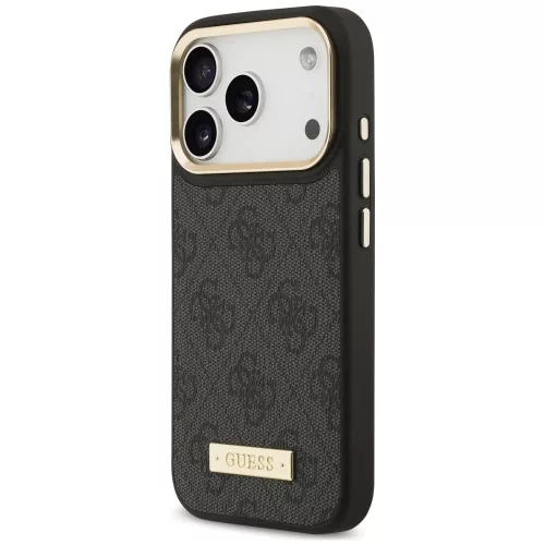 Guess - Hardcase 4G Logo Plate MagSafe (GUHMP18XU4GPRK) - iPhone 18 Pro Max / iPhone 17 Pro Max - Black