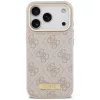 Guess - Hardcase 4G Logo Plate MagSafe (GUHMP18LU4GPRP) - iPhone 18 Pro / iPhone 17 Pro - Pink