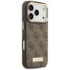 Guess - Hardcase 4G Logo Plate MagSafe (GUHMP18LU4GPRW) - iPhone 18 Pro / iPhone 17 Pro - Brown