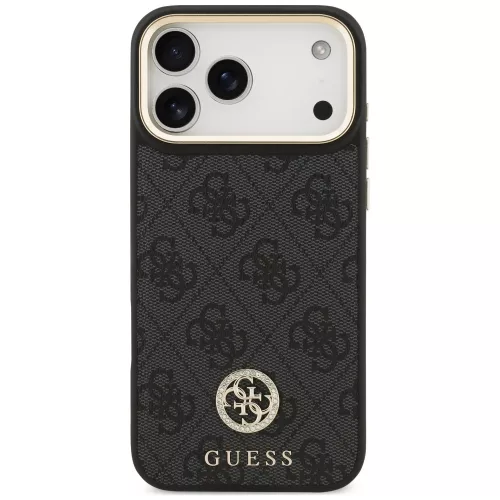 Guess - Hardcase 4G Strass Logo MagSafe (GUHMP18XP4GRMDEK) - iPhone 18 Pro Max / iPhone 17 Pro Max - Black