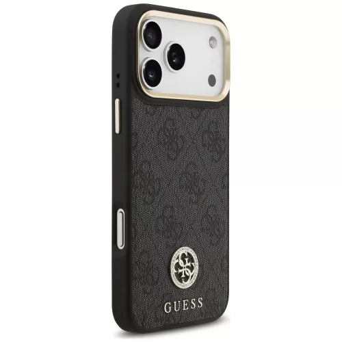 Guess - Hardcase 4G Strass Logo MagSafe (GUHMP18XP4GRMDEK) - iPhone 18 Pro Max / iPhone 17 Pro Max - Black