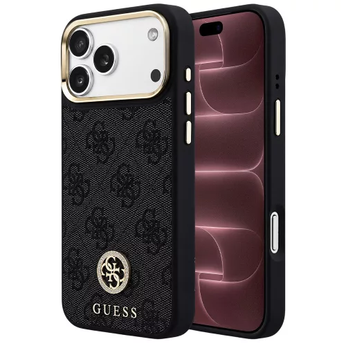 Guess - Hardcase 4G Strass Logo MagSafe (GUHMP18XP4GRMDEK) - iPhone 18 Pro Max / iPhone 17 Pro Max - Black