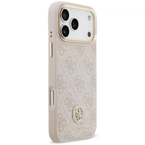 Guess - Hardcase 4G Strass Logo MagSafe (GUHMP18XP4GRMDEP) - iPhone 18 Pro Max / iPhone 17 Pro Max - Pink