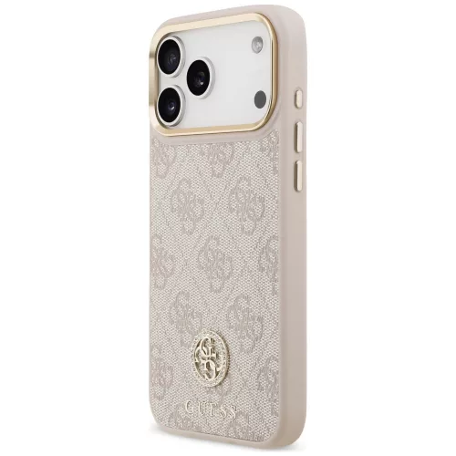 Guess - Hardcase 4G Strass Logo MagSafe (GUHMP18XP4GRMDEP) - iPhone 18 Pro Max / iPhone 17 Pro Max - Pink