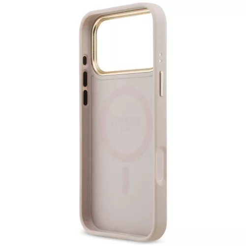 Guess - Hardcase 4G Strass Logo MagSafe (GUHMP18XP4GRMDEP) - iPhone 18 Pro Max / iPhone 17 Pro Max - Pink