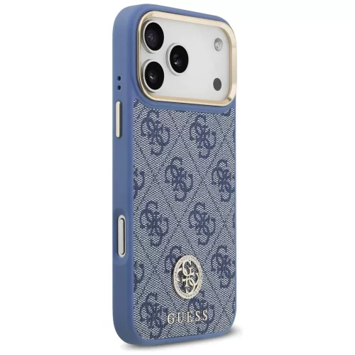 Guess - Hardcase 4G Strass Logo MagSafe (GUHMP18XP4GRMDEB) - iPhone 18 Pro Max / iPhone 17 Pro Max - Blue