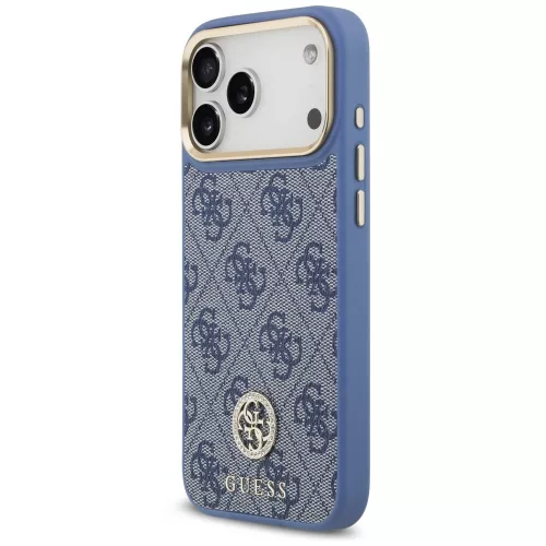 Guess - Hardcase 4G Strass Logo MagSafe (GUHMP18XP4GRMDEB) - iPhone 18 Pro Max / iPhone 17 Pro Max - Blue