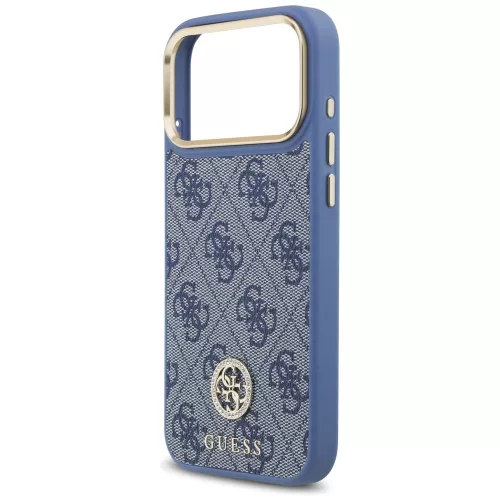 Guess - Hardcase 4G Strass Logo MagSafe (GUHMP18XP4GRMDEB) - iPhone 18 Pro Max / iPhone 17 Pro Max - Blue
