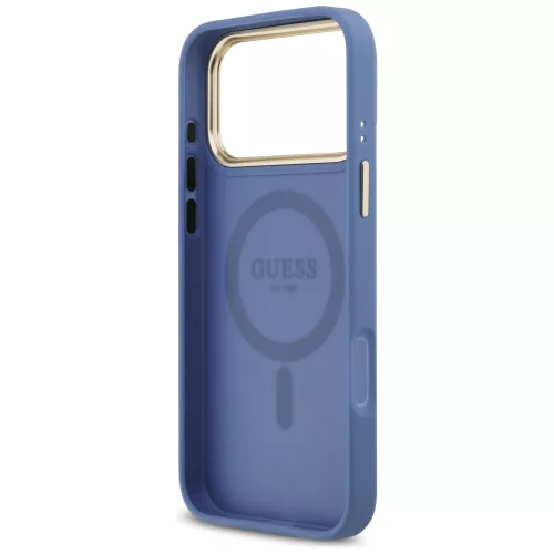 Guess - Hardcase 4G Strass Logo MagSafe (GUHMP18XP4GRMDEB) - iPhone 18 Pro Max / iPhone 17 Pro Max - Blue
