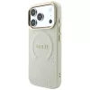 Guess - Saffiano Peony & Ring MagSafe (GUHMP18LPSAMSECE) - iPhone 18 Pro / iPhone 17 Pro - Beige