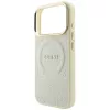 Guess - Saffiano Peony & Ring MagSafe (GUHMP18LPSAMSECE) - iPhone 18 Pro / iPhone 17 Pro - Beige